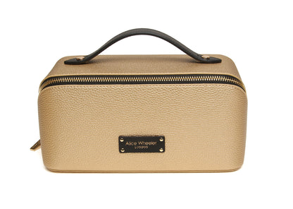 Gold Black - Kensington Train Case