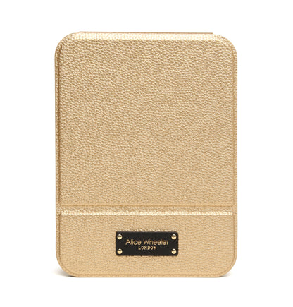 Gold Black - Kensington Folding Mirror