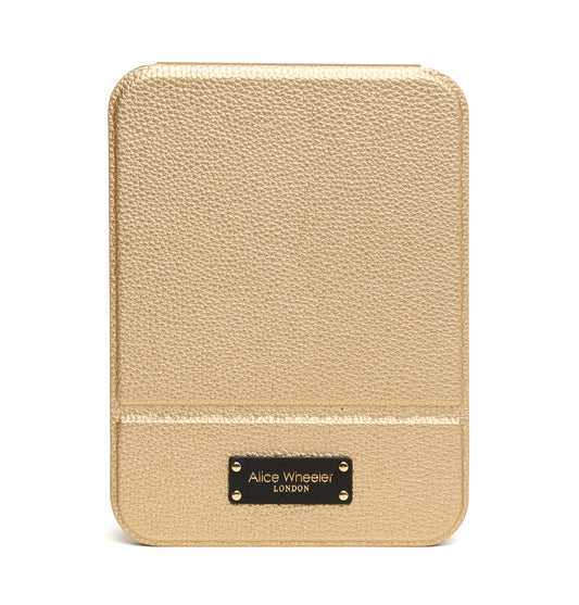 Gold Black - Kensington Folding Mirror