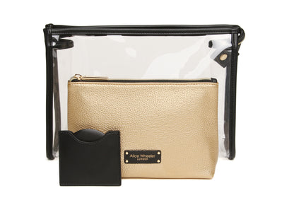 Gold - 3pc Beauty/Makeup Gift Set