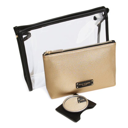 Gold - 3pc Beauty/Makeup Gift Set