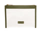 Olive - Clear Pouch