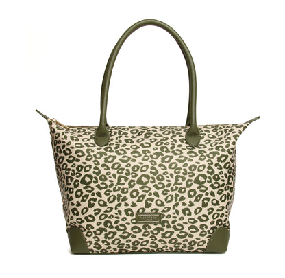 Olive Leopard - Shoreditch Tote Bag