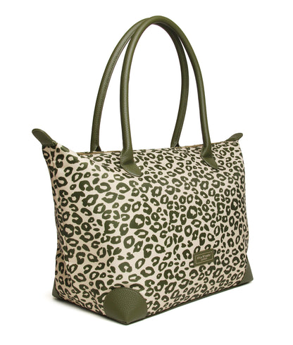 Olive Leopard - Shoreditch Tote Bag