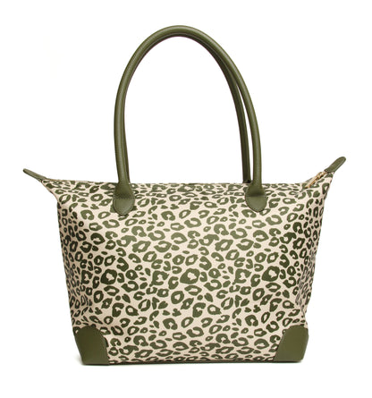 Olive Leopard - Shoreditch Tote Bag