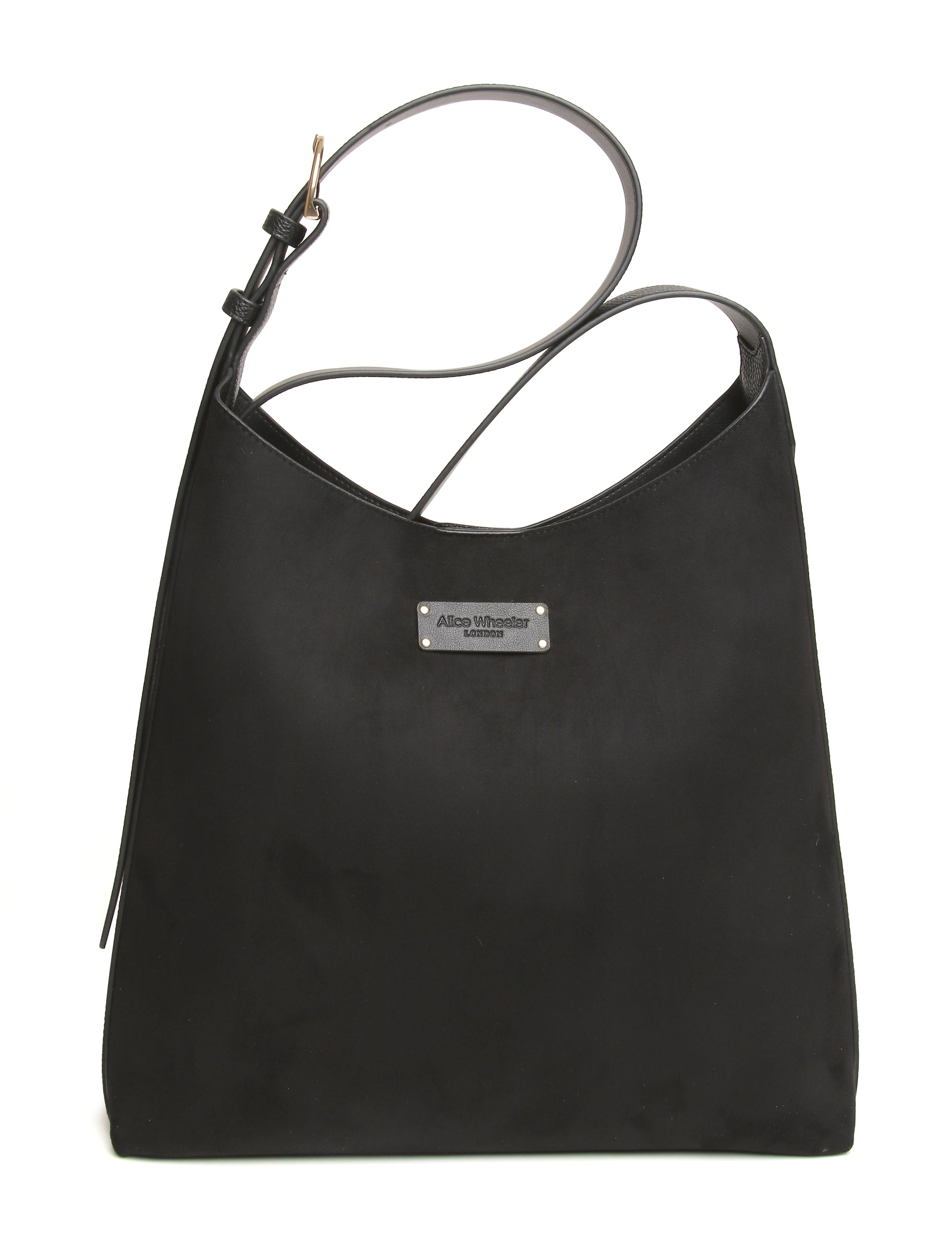 Black - Suede Kensington Hobo