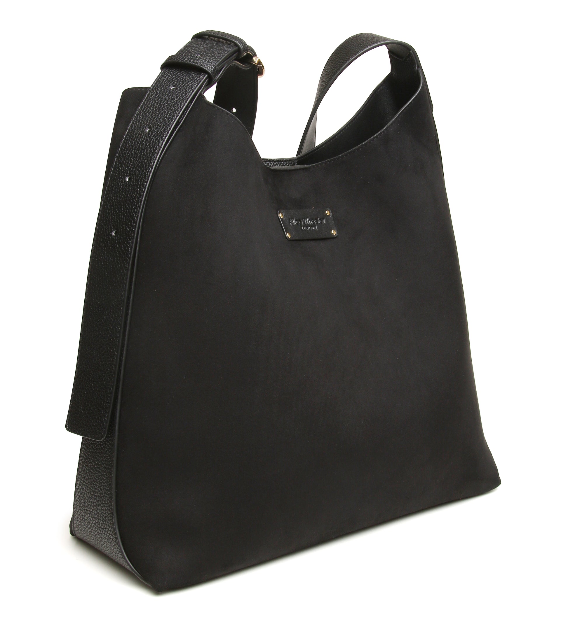 Black - Suede Kensington Hobo