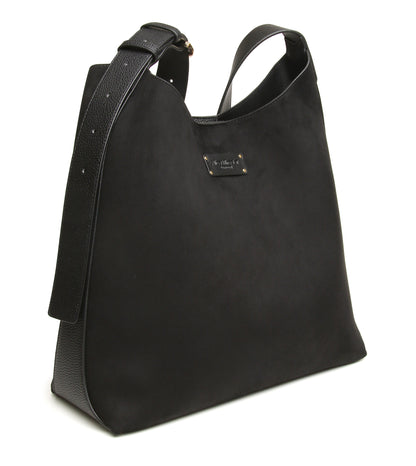 Black - Suede Kensington Hobo