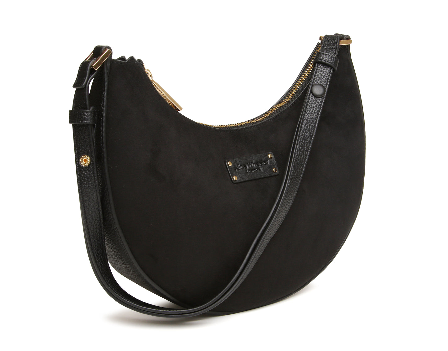 Black - Suede Kensington Shoulder/CBB