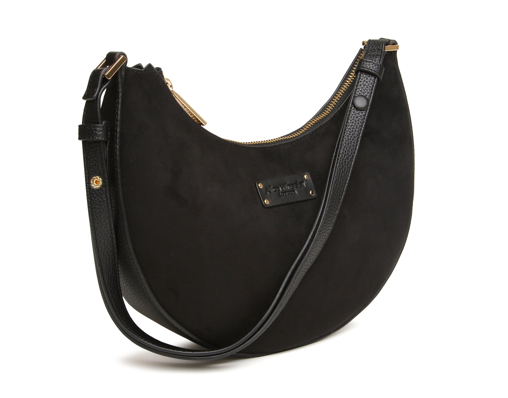 Black - Suede Kensington Shoulder/CBB