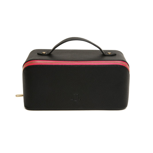 The London Train Case Co. - Black and Pink Train Case