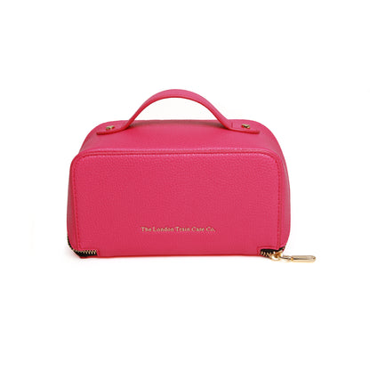 The London Train Case Co. - Pink and Black Mini Train Case