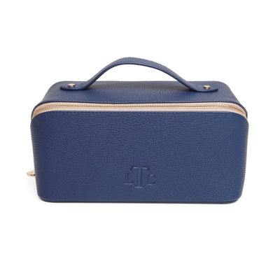 The London Train Case Co. - Navy and Stone Train Case