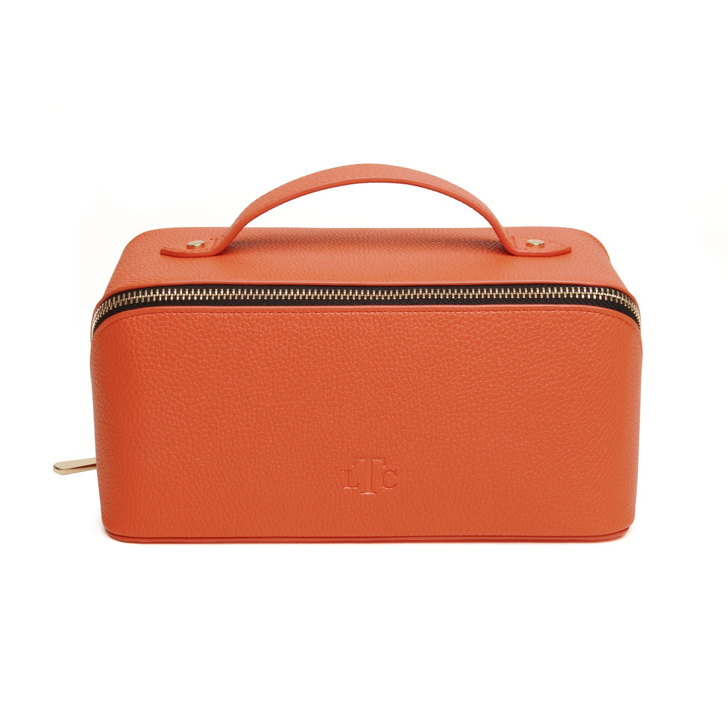 The London Train Case Co. - Orange and Black Train Case