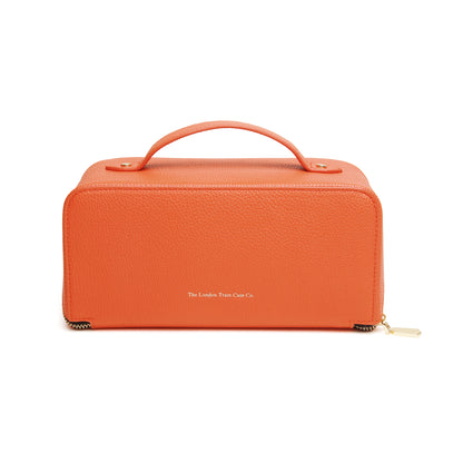 The London Train Case Co. - Orange and Black Train Case