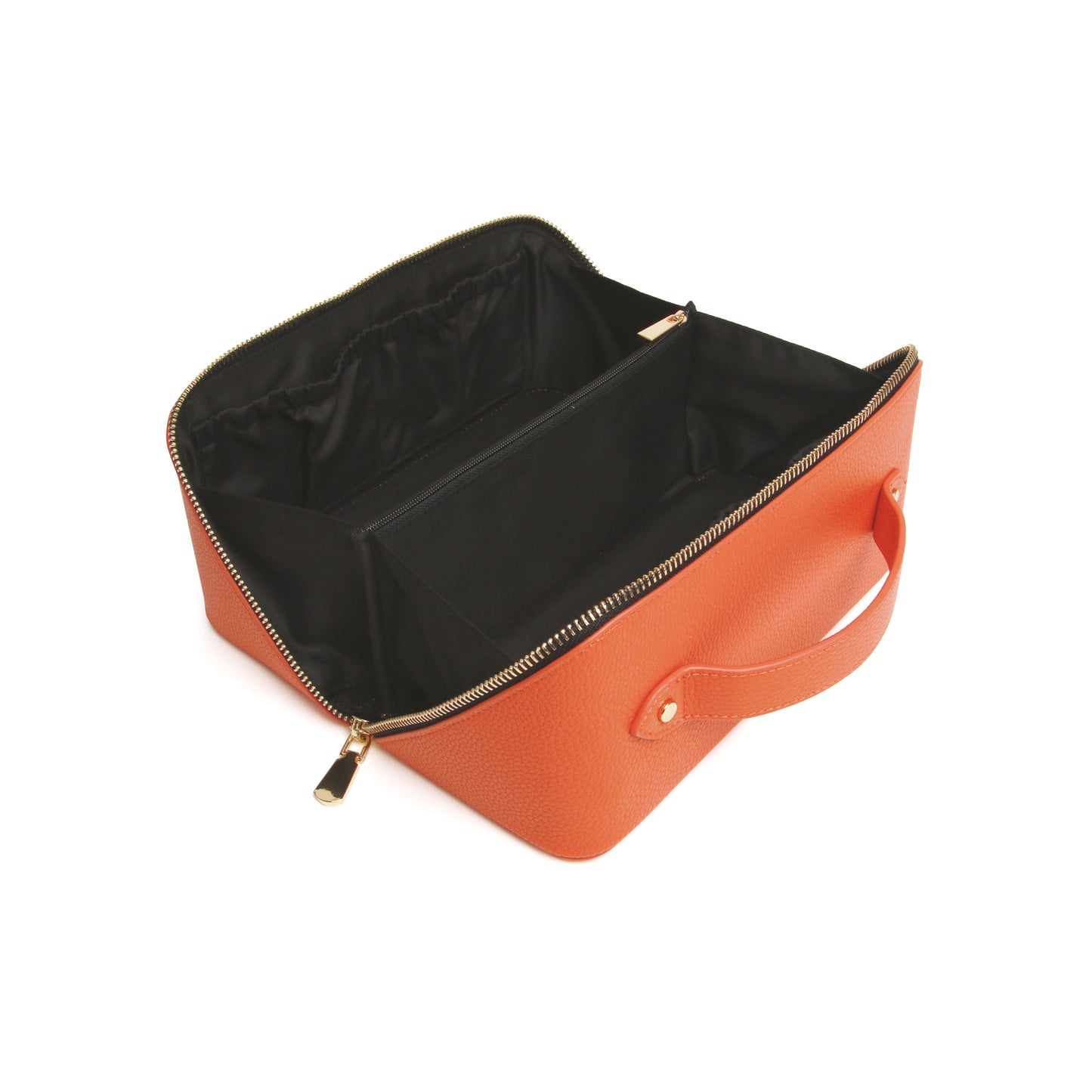 The London Train Case Co. - Orange and Black Train Case