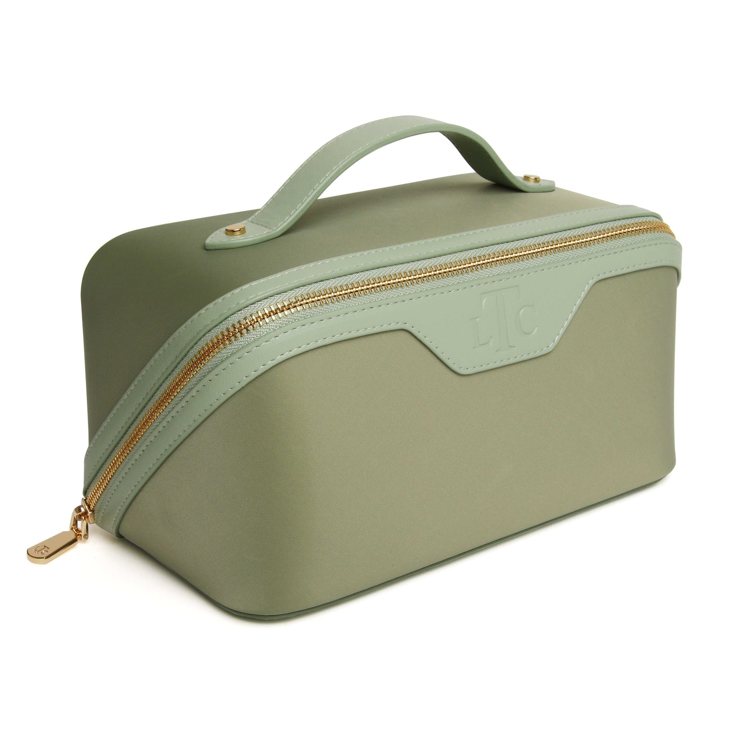 Sage - The London Train Case Co. Two-Tone Train Case