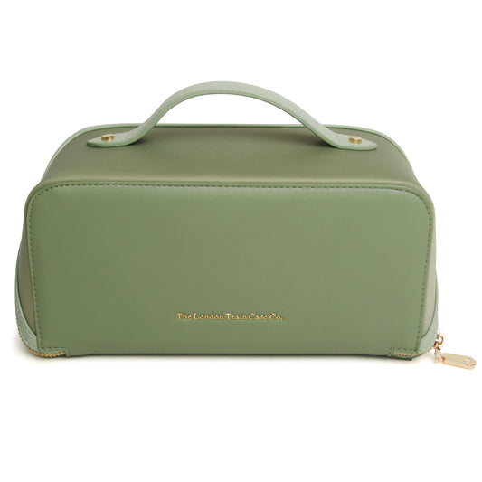 Sage - The London Train Case Co. Two-Tone Train Case