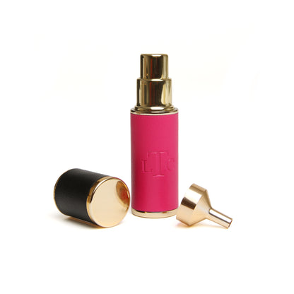 Pink & Black Travel Atomizer By The London Train Case Company