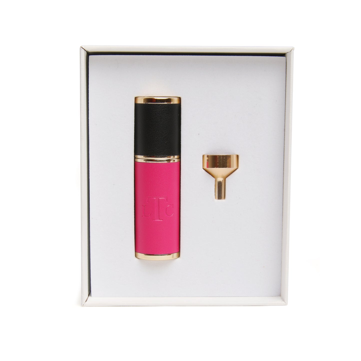 Pink & Black Travel Atomizer By The London Train Case Company