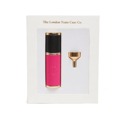 Pink & Black Travel Atomizer By The London Train Case Company