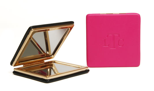 Pink Square LTC Mirror Compact