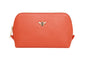 Luxury Orange beauty/makeup bag Small
