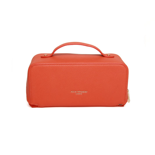 Mini Orange Train Case