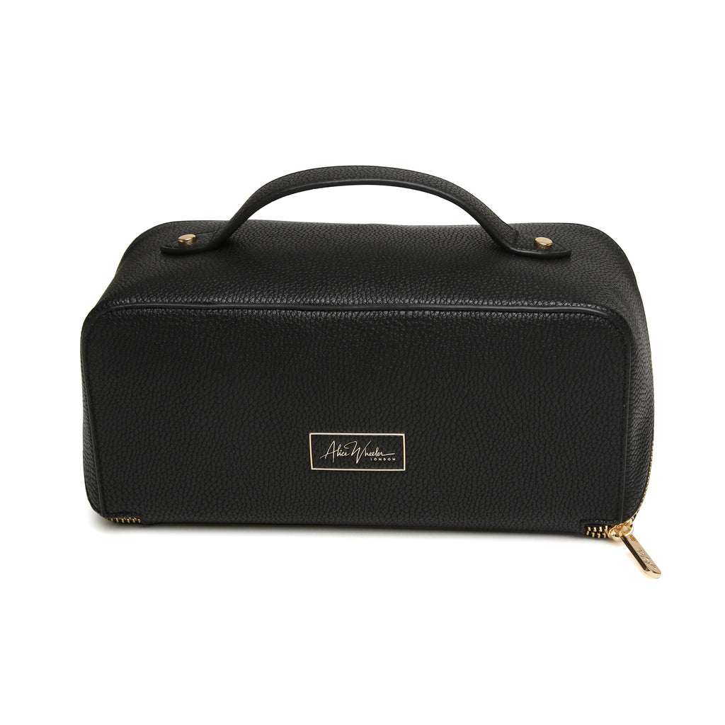 Large Black Train Case Alice Wheeler London