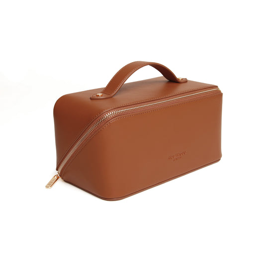 Tan Nappa Train Case