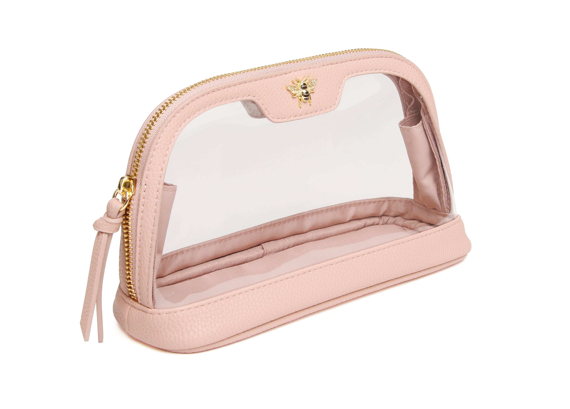 Pink - Clear Beauty Case / Make up Bag M