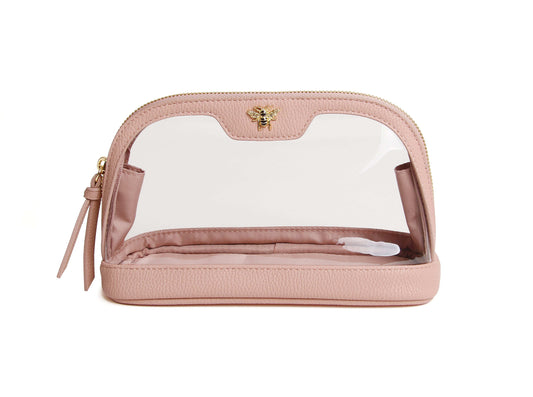 Pink - Clear Beauty Case / Make up Bag M