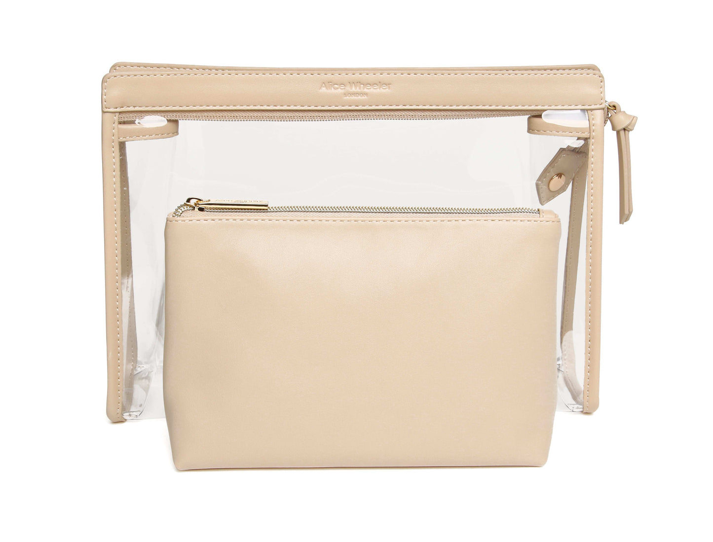 Sand - Luxury Nappa 2pc Beauty Set