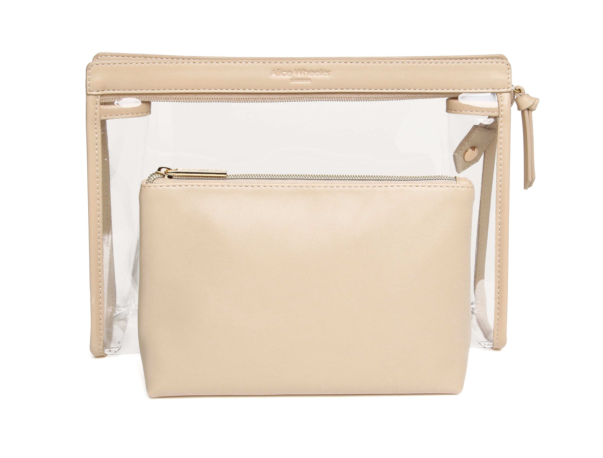 Sand - Luxury Nappa 2pc Beauty Set