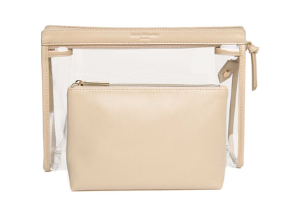 Sand - Luxury Nappa 2pc Beauty Set