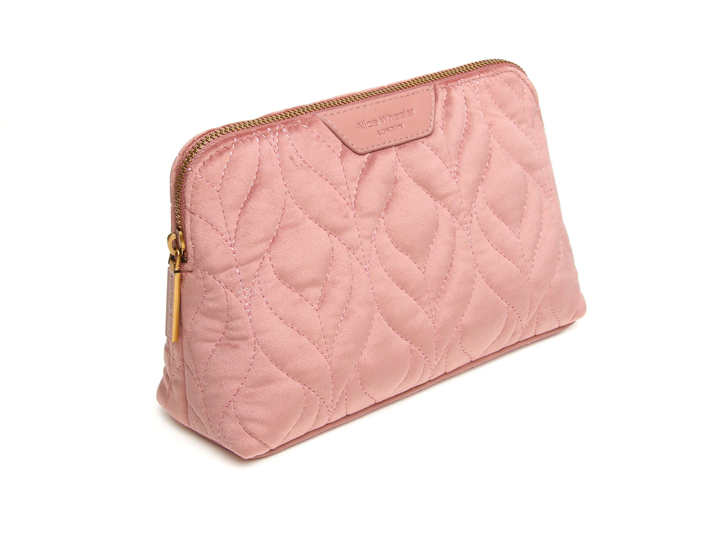 Pink - Velvet Make up Bag