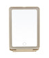 Stone- LED Light Up Soft Touch Travel Mirror (3 Light Settings)