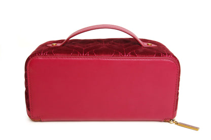 Fig Velvet Train Case