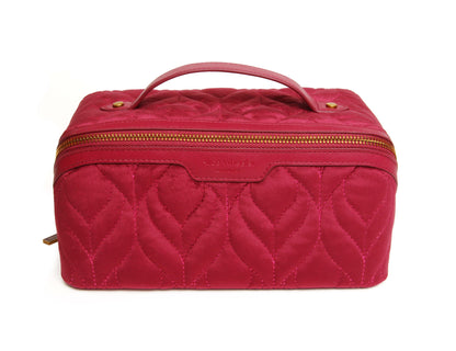 Fig Velvet Train Case