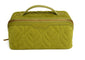 Lime Velvet Train case