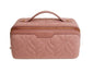 Pink Velvet Train Case