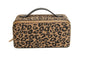 Dark Leopard Train Case