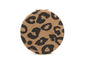 Dark Leopard Round mirror compact