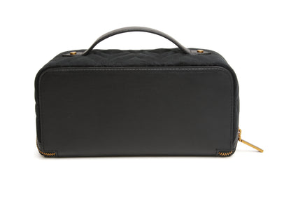 Black Velvet Train Case