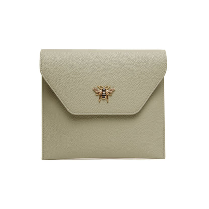 Pistachio Luxury Travel Mirror and Case with 7x magnifying