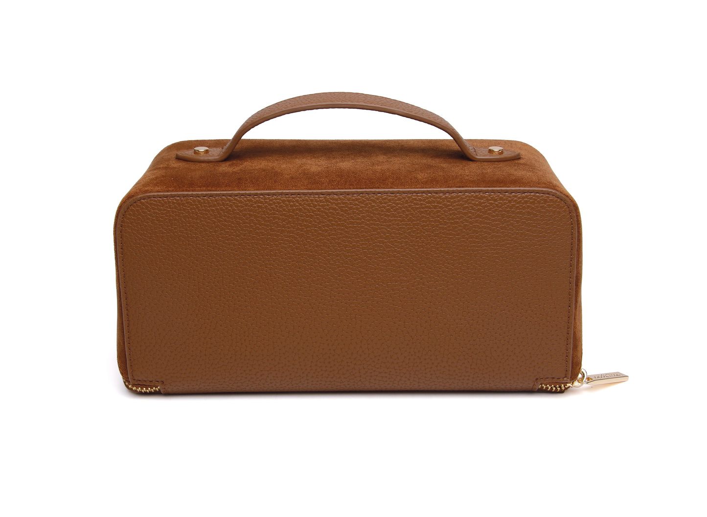 Fudge Kensington Suede Train Case