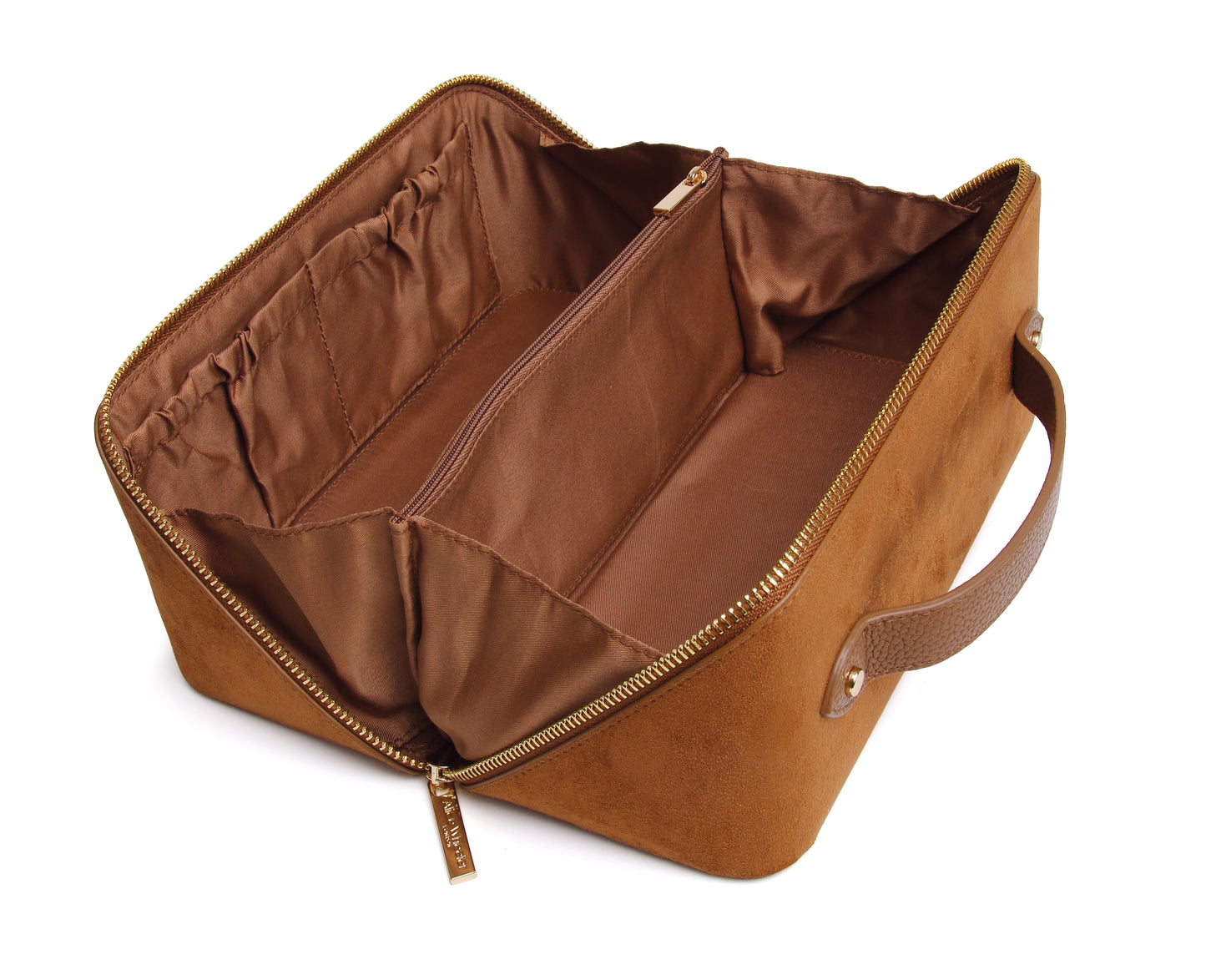 Fudge Kensington Suede Train Case