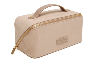 Mink Kensington Suede Train Case