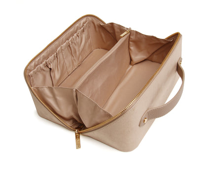 Mink Kensington Suede Train Case