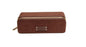 Chocolate Kensington Suede Small Train Case